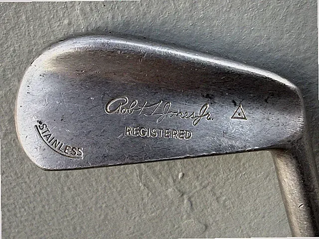 Vintage Robt T. Jones Jr. 3 Iron Spalding Stainless Steel Original Shaft