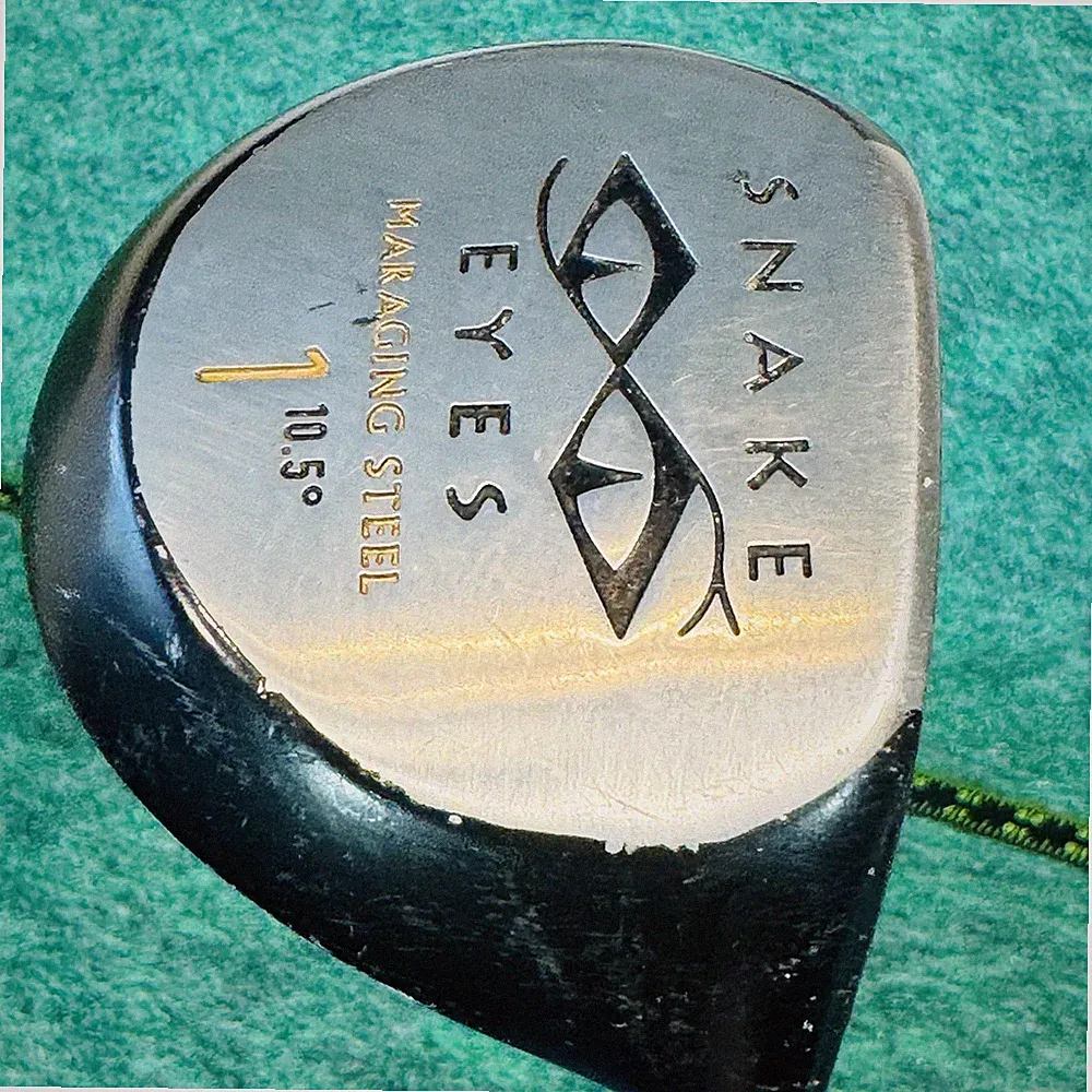 Vintage Snake Eyes 1 Driver Mens RH 10.5° RCH Graphite Black/Silver Golf Club