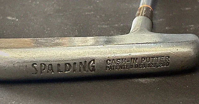 Vintage Spalding Cash-In 2-Way Putter Golf Club Switch Hitter Ambidextrous