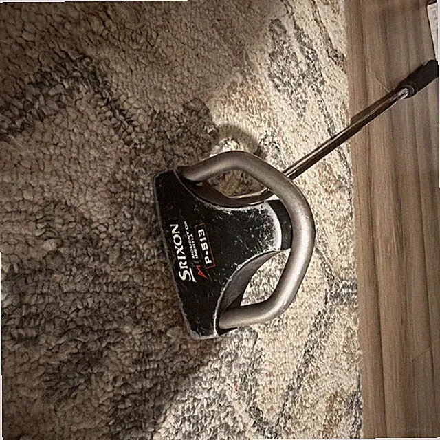 Vintage Srixon P-513 Mallet Putter / RH / Steel ~30”
