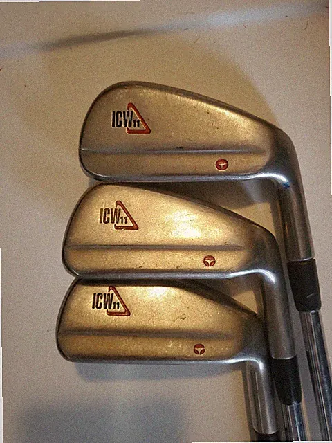 Vintage TaylorMade ICW11 Irons 5 8 9 Dynamic Gold S300 Shafts Grips-RH