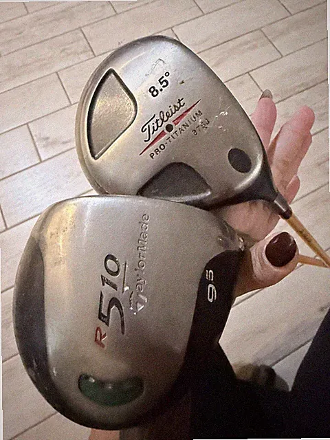 Vintage Titleist 975J & TaylorMade R510 Titanium Drivers – 8.5° & 9.5° – RH