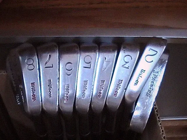 Vintage Wilson Sam Snead Blue Ridge Golf Club Set Woods and Irons
