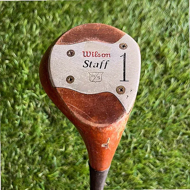 Vintage Wilson Staff 1-Wood Persimmon Driver right Regular flex Steel 43.75"