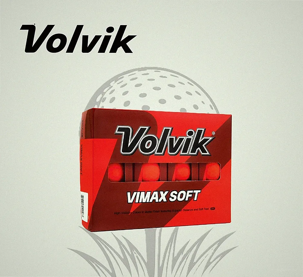 Volvik ViMax Soft Golf Balls *NEW SET* - Matte Red 1-Dozen | Brand New (Sealed)