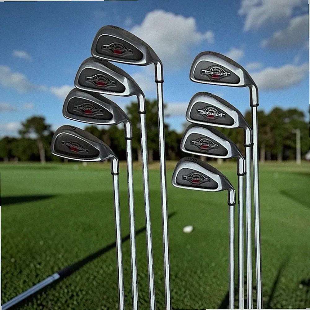 VTG 1990's Callaway Big Bertha Iron Set 3 To PW Steel Shafts Men RH