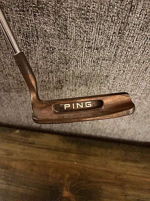 VTG PING KARSTEN J BLADE Putter HEEL SHAFTED Maganesse Bronze Head Ping Grip 34”