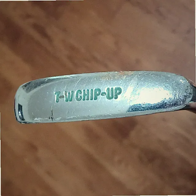 Vtg T-W Chip Up 2 Way Chipper Golf Club Ambidextrous Steel Shaft. Pre-Owned