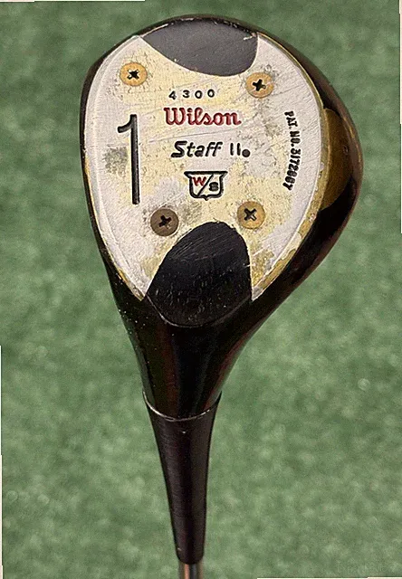 Vtg Wilson Staff II Strata-Bloc Driver 1-Wood LH 44” Clean! Golf Pride Pro Only