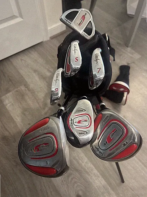 Walter Hagen Jr. Series II Full Set LH Includes Original Stand Bag ⛳