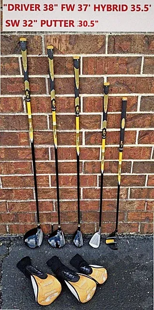 Walter Hagen Series III Junior Golf 5 pc Set FOR 55"-58" TALL PLAYER