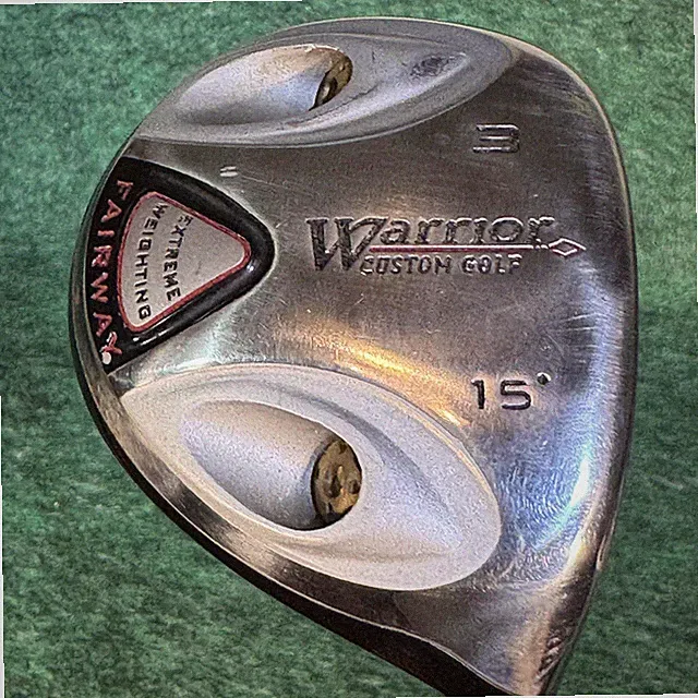 Warrior Extreme Weighting 3 Wood 15° Mens RH Long Drive Black Graphite Golf Club