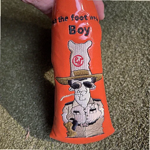 “Watch The Foot Wedge Boy” Putter Cover, Fits Scotty Cameron