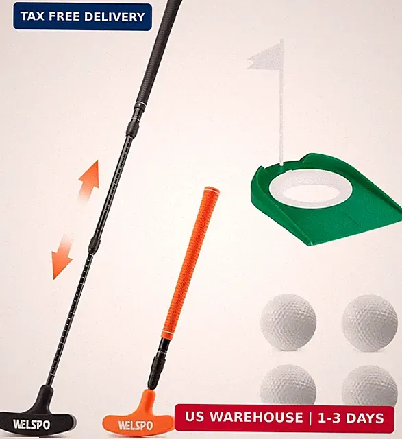 WELSPO Golf Putters for Men and Women Two-Way Kids Putter Mini Golf Putter with
