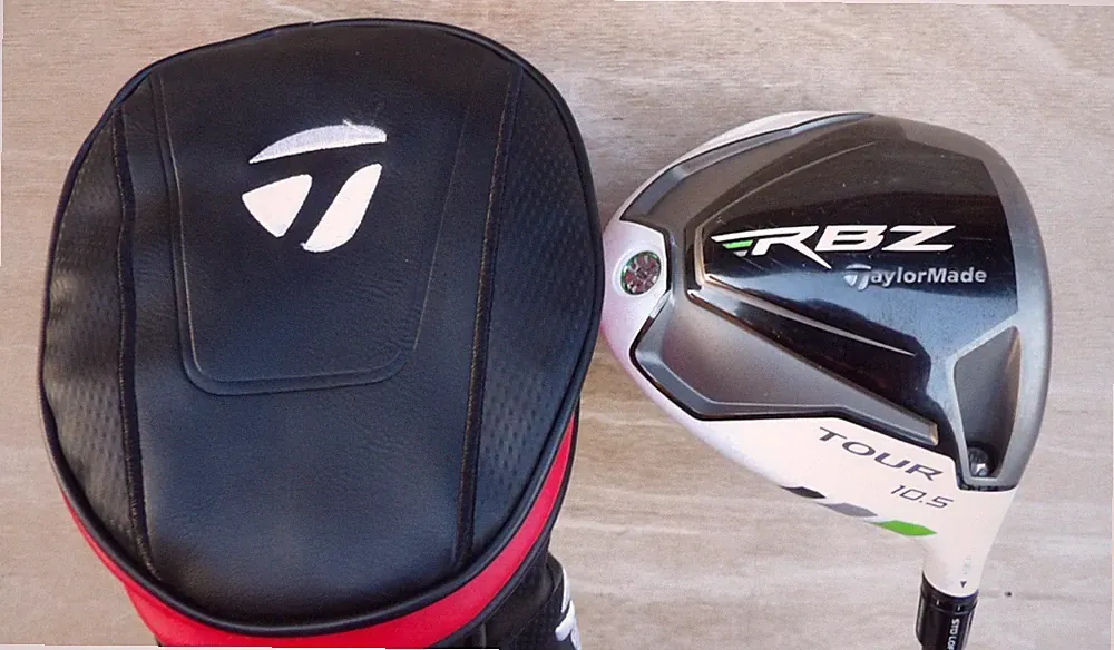 WHITE TAYLORMADE RBZ ROCKETBALLZ TOUR DRIVER 10.5 LOFT STIFF FLEX TP HD6 SHAFT