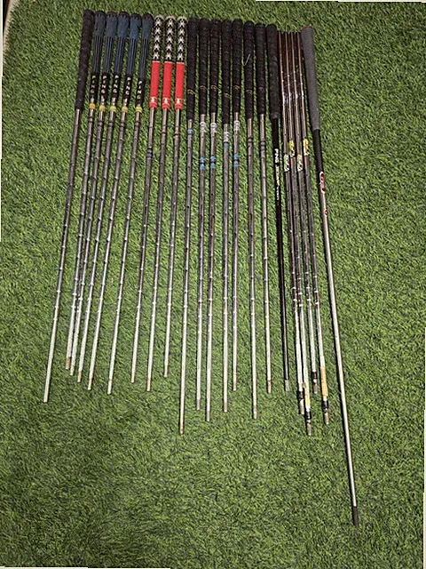 Wholesale Lot of 22 Ping Shafts, Graphite + Steel, Driver + Irons UPC2035