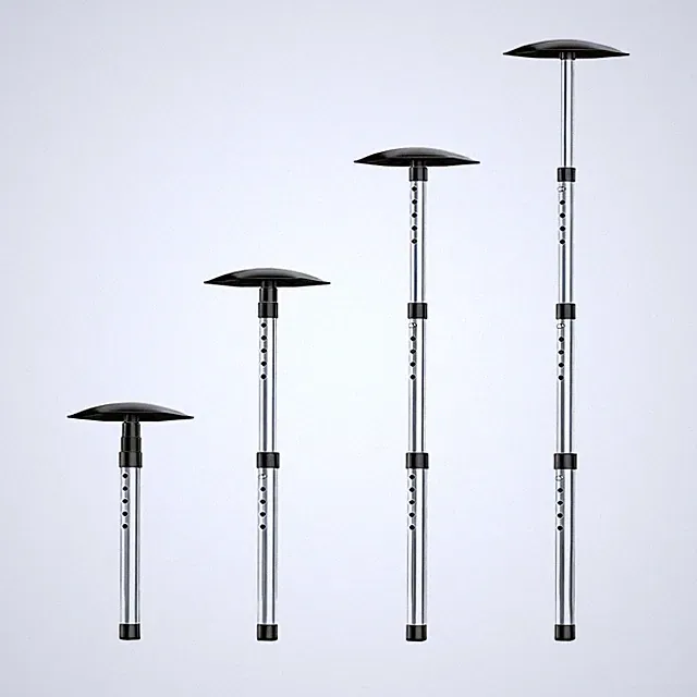 WIGERLON Travel Golf Bag Support Rod to Protect Club,Stiff Arm silver