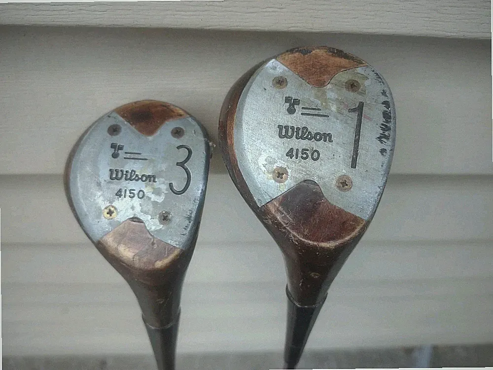 Wilson 4150 Fairway Woods Set 1-Wood & 3-Wood Right-Hand Brown/Silver