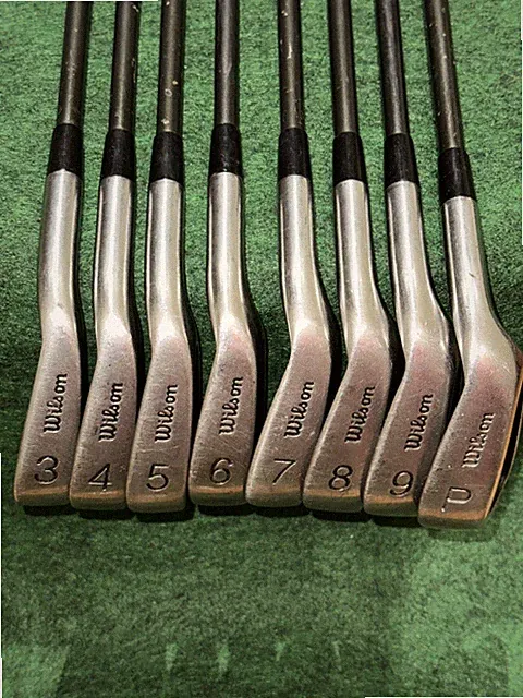 Wilson Aviator Perimeter Weighting System Iron Set 3-9 & PW Graphite R-Flex.