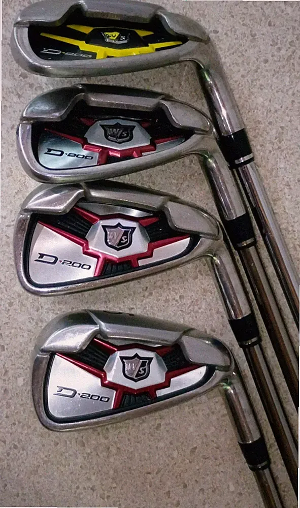 Wilson D200 4, 5 Iron Gap, Sand Wedge Set Right Handed Golf Club Set Ships Free!