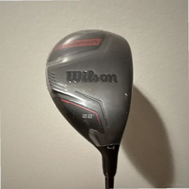 Wilson Dynapwr 4H Hybrid Golf Club 22 Loft 5.5 Flex Graphite Shaft Mid Spin