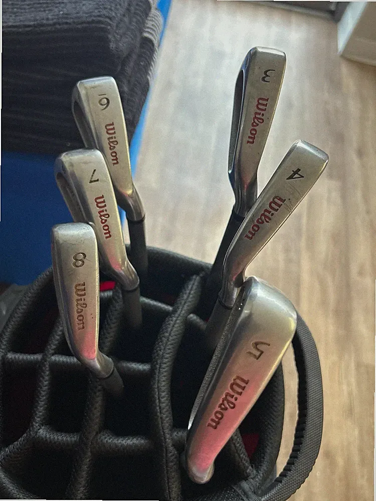 Wilson Fat Shaft FS irons, 3–8 iron (6 clubs)