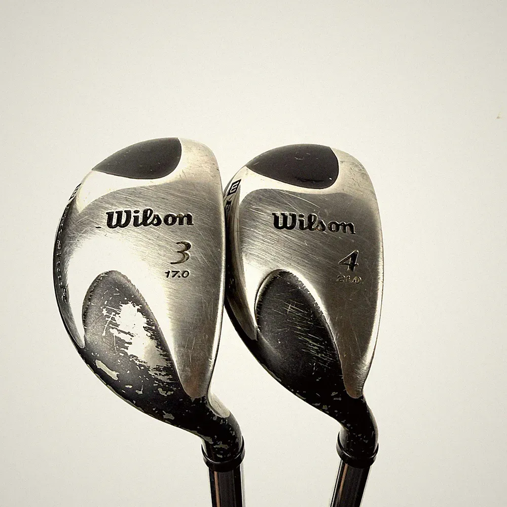 Wilson FatShaft Hybrids Set (3H & 4H) Regular Platinum Steel Fat Shafts 17,21 RH