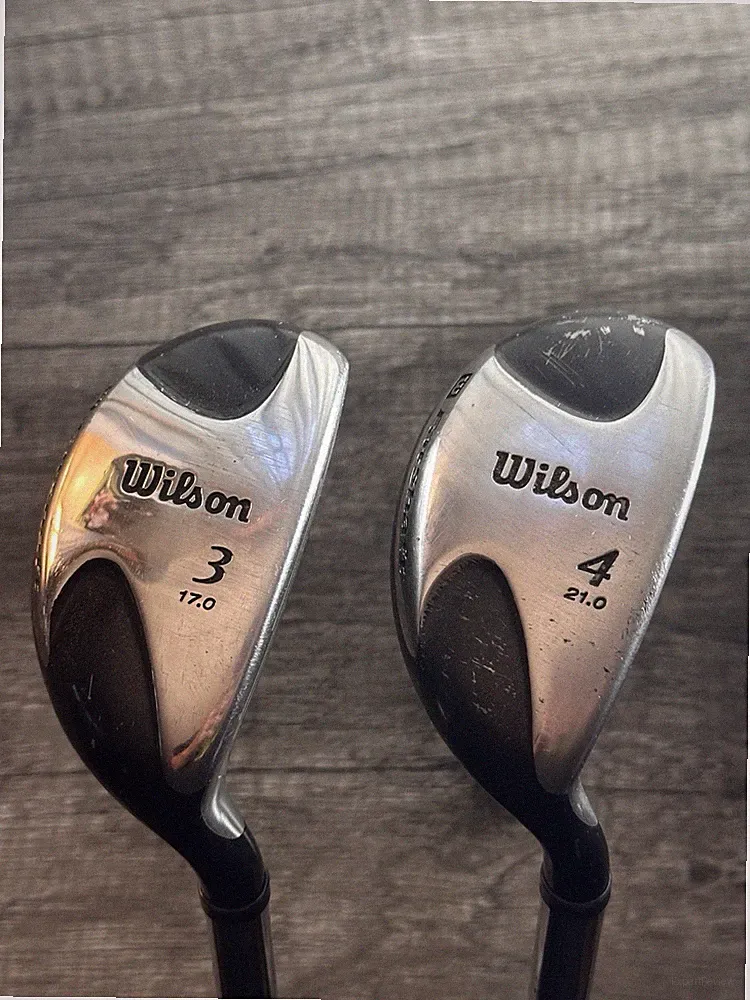 Wilson FatShaft Hybrids Set 3H & 4H Regular Steel Fat Shafts 17 21 RH