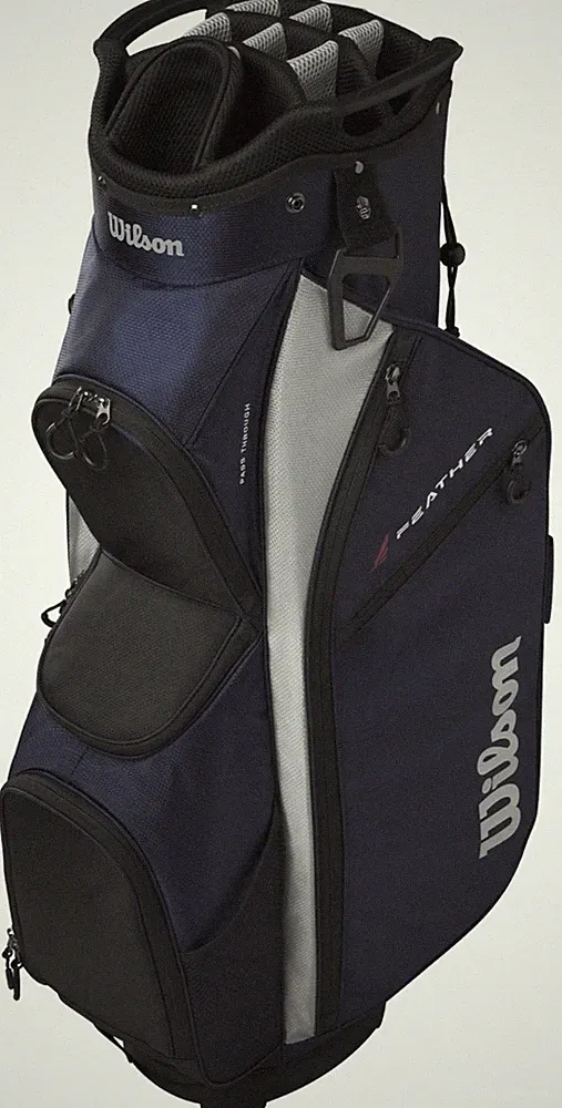 Wilson Feather 2025 Navy Silver Cart Golf Bag
