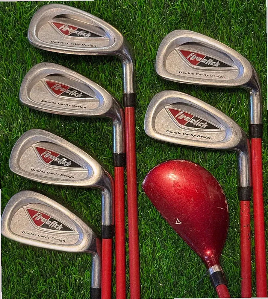 Wilson FireStick golf clubs. 3 Hybrid, 5-Pw Men's flex. Right handed.