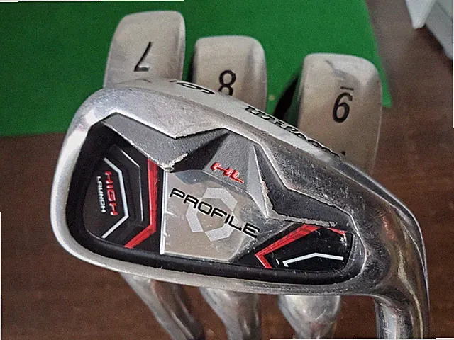 WILSON HL Profile Irons 6, 7, 8, 9 Factory Steel Shafts Uniflex Flex RH