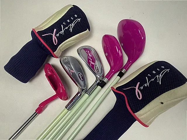 Wilson Hope Girls Club Set Driver Hybrid 6 Iron PW Putter Youth Junior RH HC