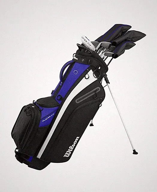 WILSON MEN PLAYERFIT STEEL COMPLETE SET WITH STAND BAG - RIGHT HAND NEW IN BOX