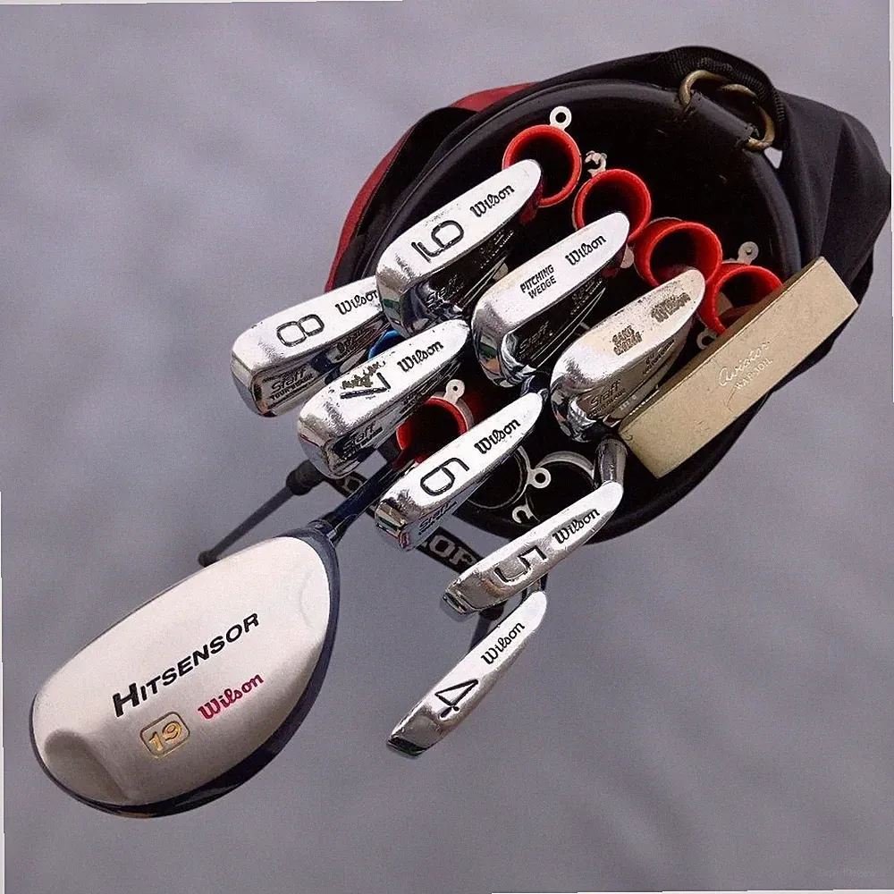 Wilson Men's Golf Club Set with 10 Clubs, Utility, Putter, Bag, Free Shipping