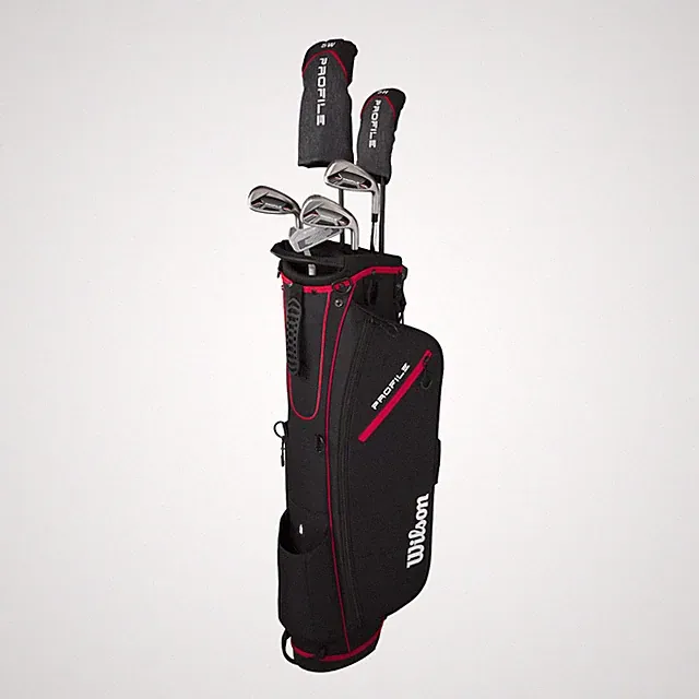 Wilson Men's Profile Complete Beginner Golf Club Set + Bag