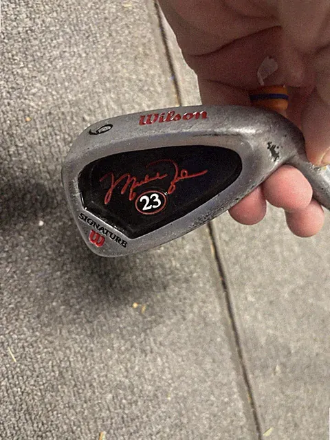 WILSON MICHAEL JORDAN 23 SIGNATURE 9 IRON GOLF CLUB TRUE TEMPER STEEL JUNIOR