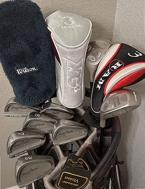 WILSON/PENICKLadies Complete Golf Club Set (No Bag) Nice Graphite Shafts! 12 Pc