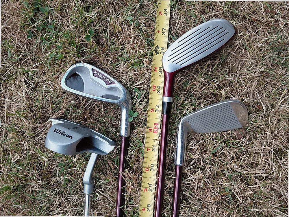 Wilson Prestige 4-CLUB Golf Junior Set w Hybrid 6 iron Wedge Putter FAST SHIP
