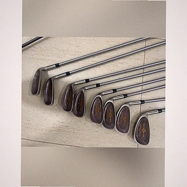 Wilson Pro Staff SR Oversize Golf Iron Set 3-9 Stainless Steel Brown Silver Mens