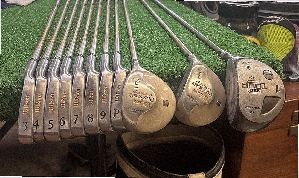 Wilson Pro Staff Wide Tip -Graphite Shaft Ladies Flex 3 Woods 3-PW 11 Clubs