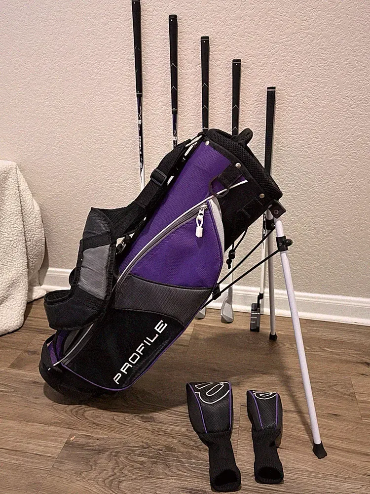 Wilson PROFILE JGI 5 Club Junior Golf Set w/ Stand Bag PURPLE RH 48"-54" Tall