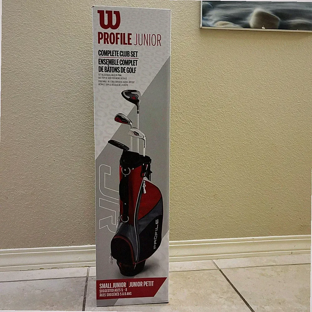 Wilson Profile Junior Golf Club Set Red