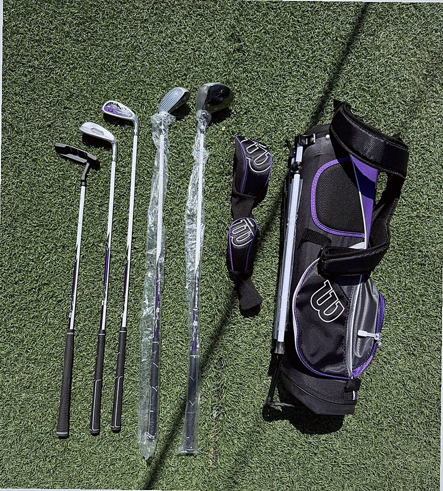 Wilson Profile Junior Youth Golf Club Purple w/Bag RH