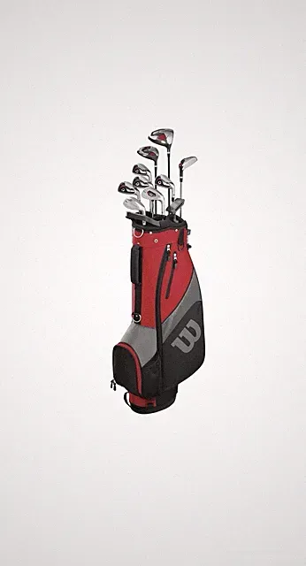 Wilson Profile SGI Complete Golf Set W/Bag Men's Standard Uniflex Stand Bag RH