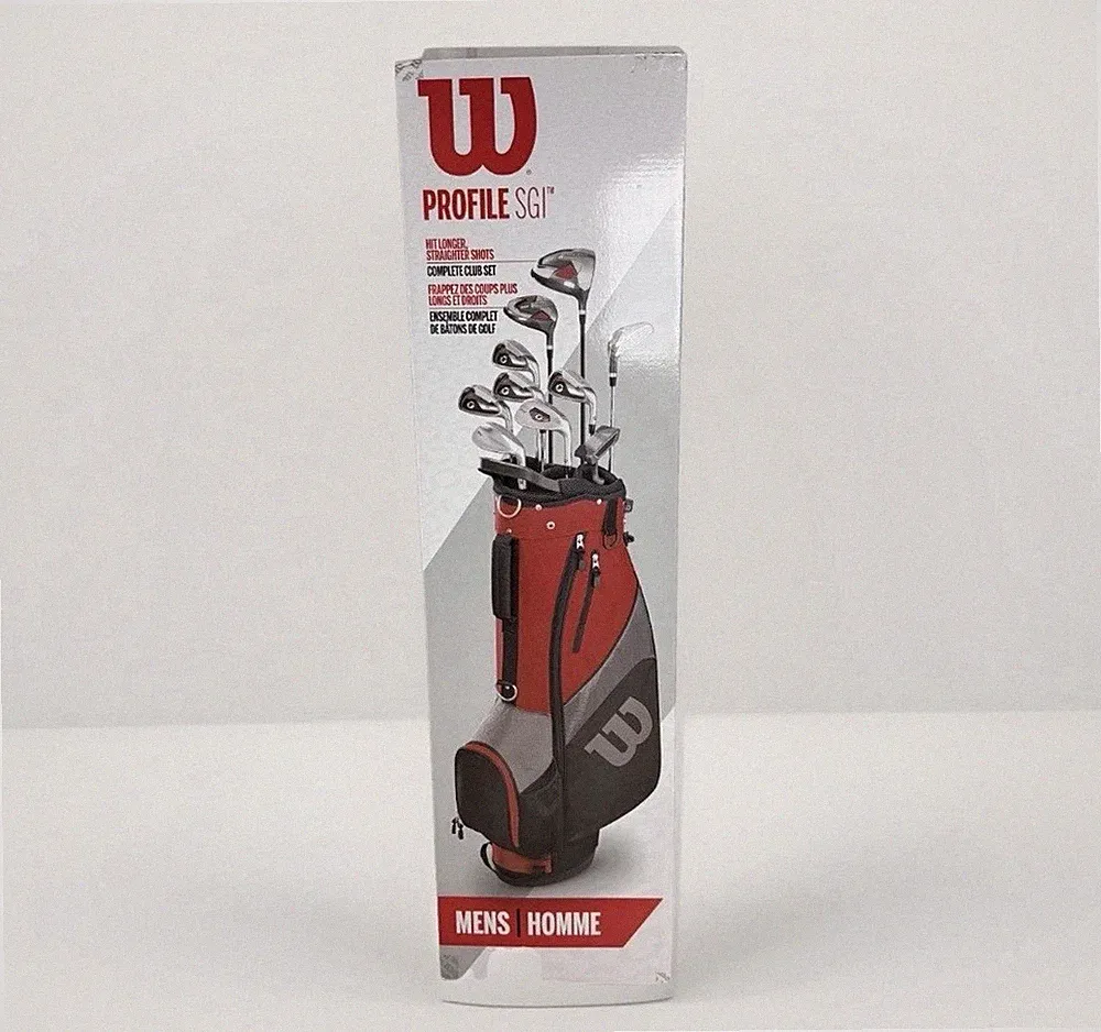 Wilson Profile SGI Mens Tall Right Hand Complete Golf Clubs Set Sealed WGGC67100