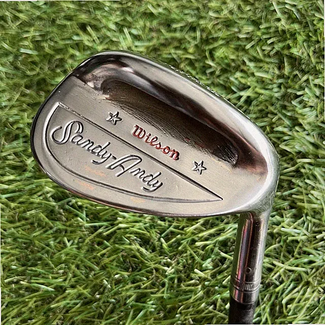 Wilson Sandy Andy Sand Wedge r61 Head Speed Regular Flex Leather Grip Right