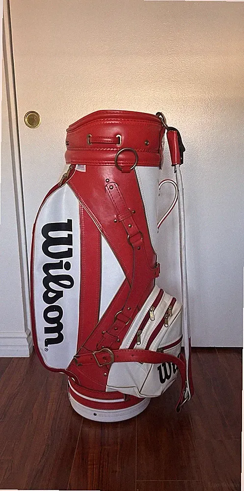 Wilson Staff 1980’s Classic Pro Cart Staff Golf Bag VERY GOOD