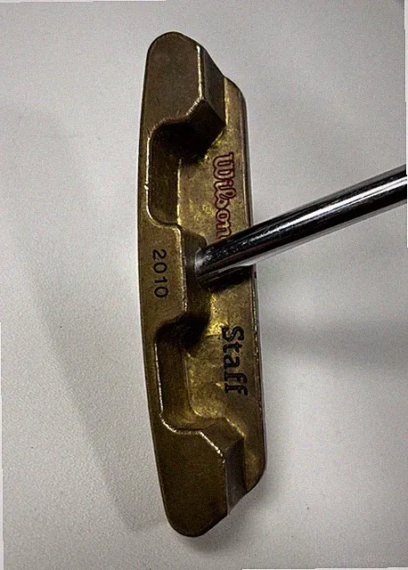 WILSON STAFF 2010 MILLED BRASS 34.5" CENTER SHAFTED RIGHT HANDED PUTTER