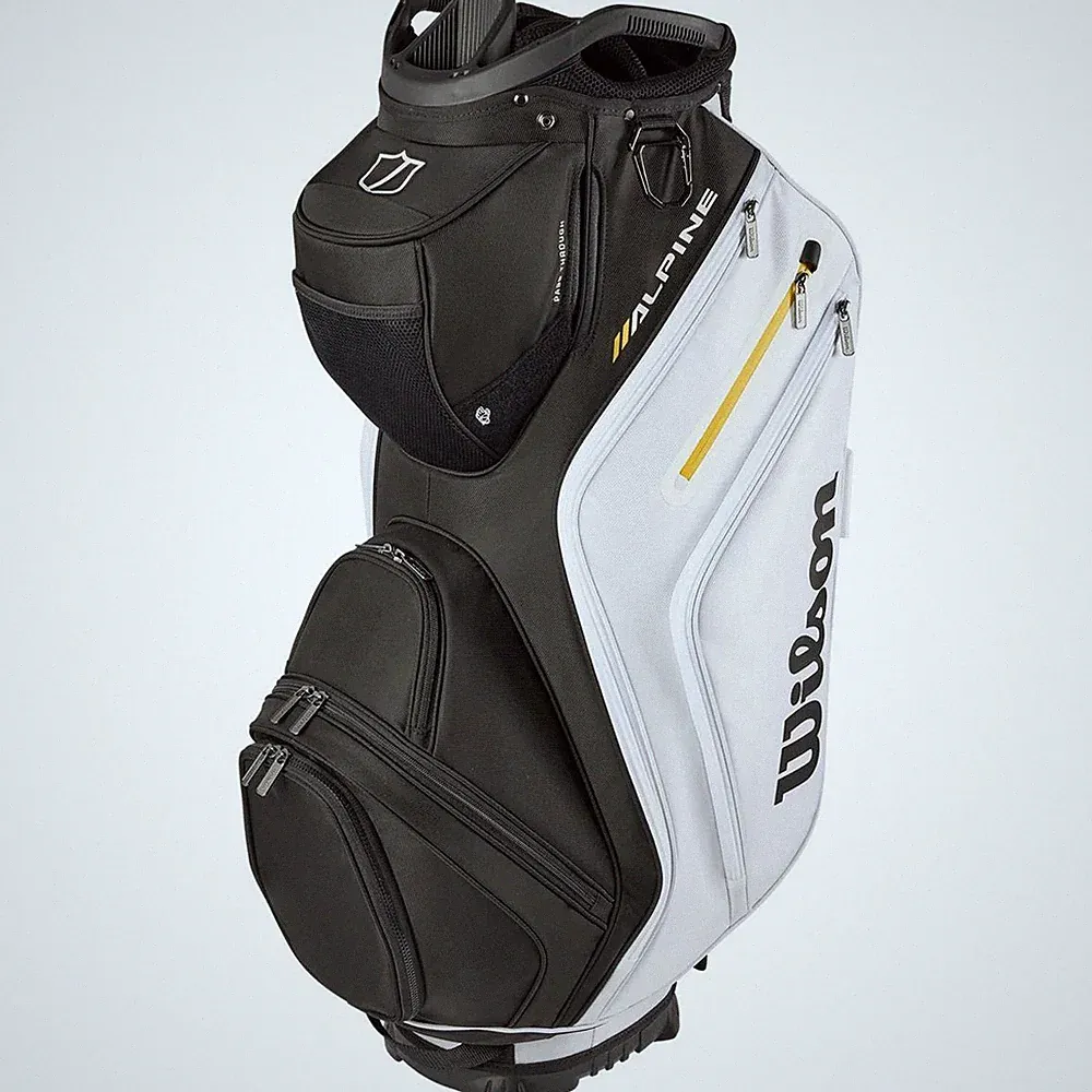 Wilson Staff Alpine Golf Cart Bag - White/Black/Orange