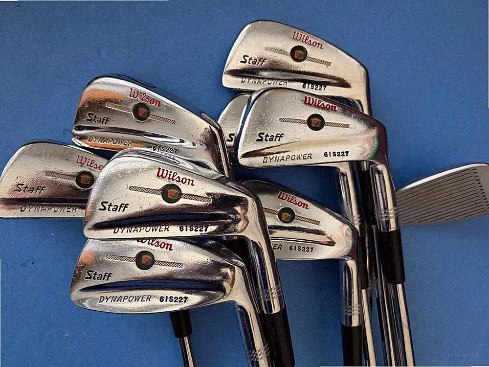 Wilson Staff Button Back Custom Irons--No Fluid Feel 2-P